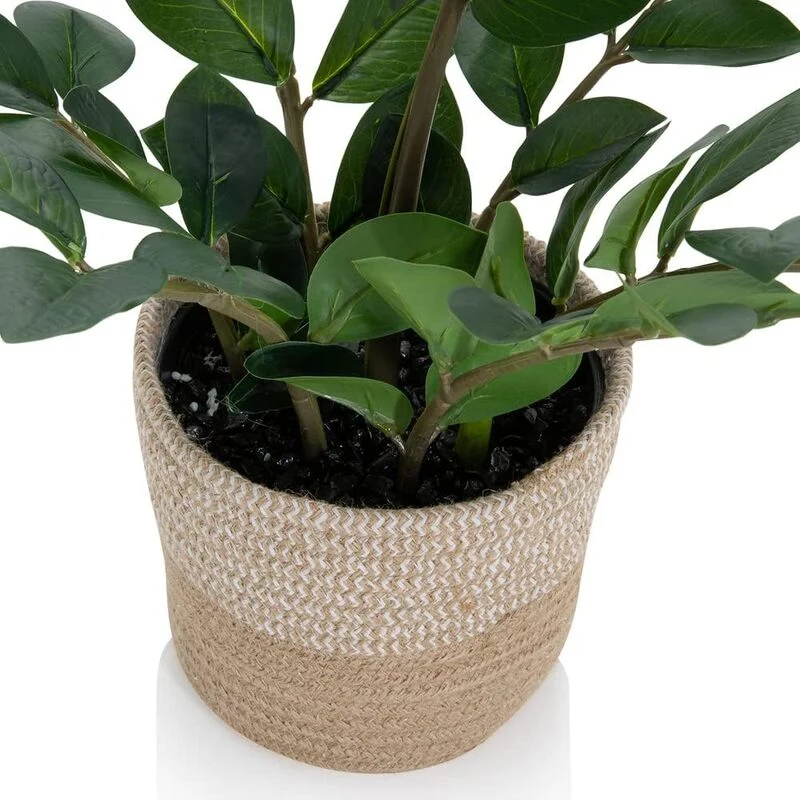 B-Ware hjh OFFICE Kunstpflanze Kunstbaum ZAMIE Zamioculcas Zimmerpflanze Pflanze grün