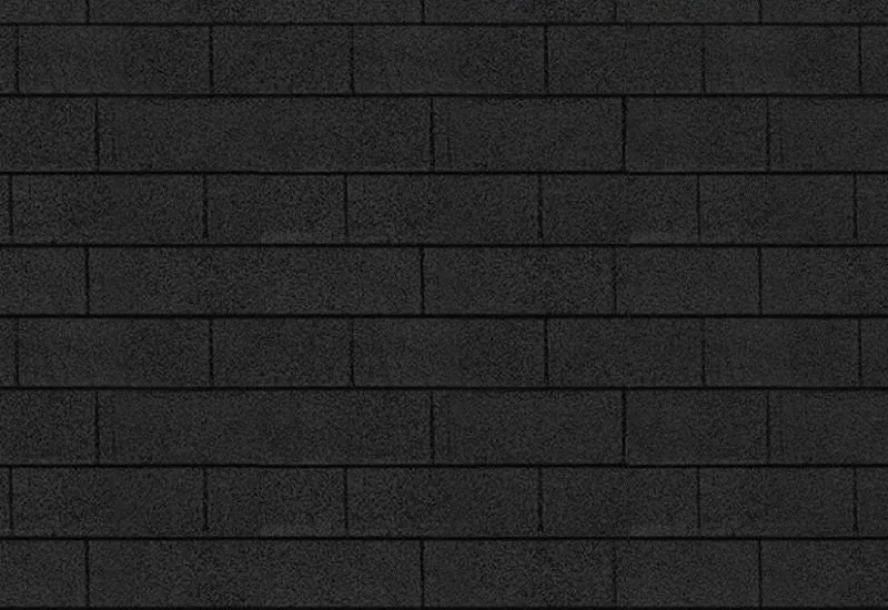 Karibu Dachschindeln Rechteck schwarz 13 Pakete