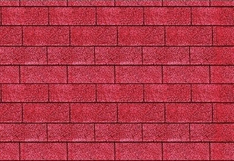 Karibu Dachschindeln Rechteck rot 27 Pakete