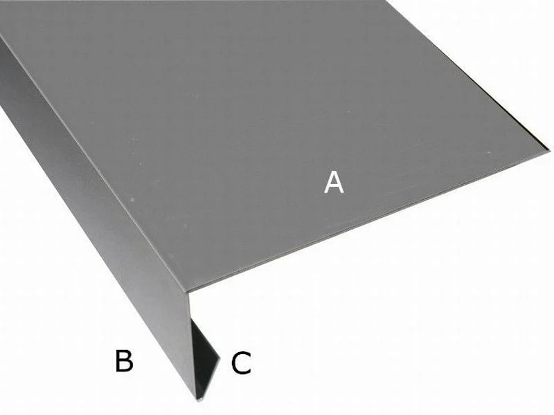 Aluminium Winkelprofil 200 cm für Giebelbretter 10 Stück