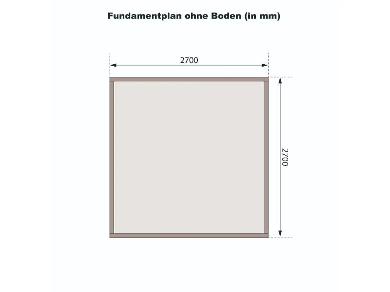 Karibu Gartenhaus Qubic 2 terragrau