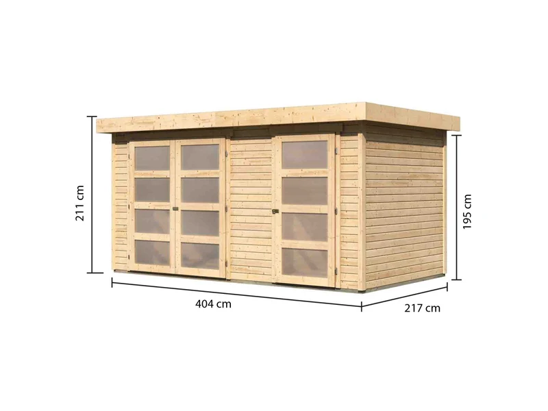 Karibu Systemhaus Mühlentrup 1 naturbelassen 19 mm