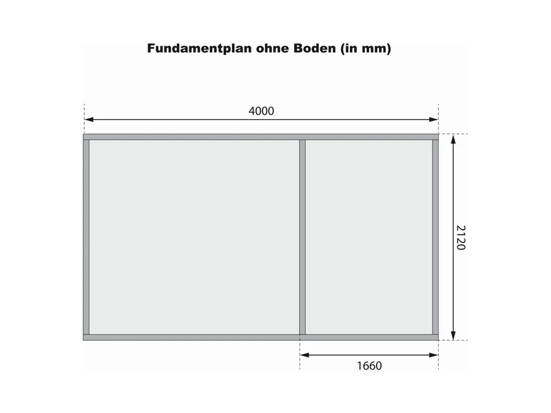 Karibu Systemhaus Mühlentrup 1 naturbelassen 19 mm