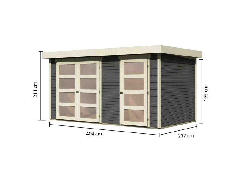 Karibu Systemhaus Mühlentrup 1 terragrau 19 mm