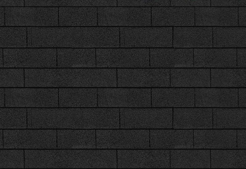 Karibu Dachschindeln Rechteck schwarz 20 Pakete