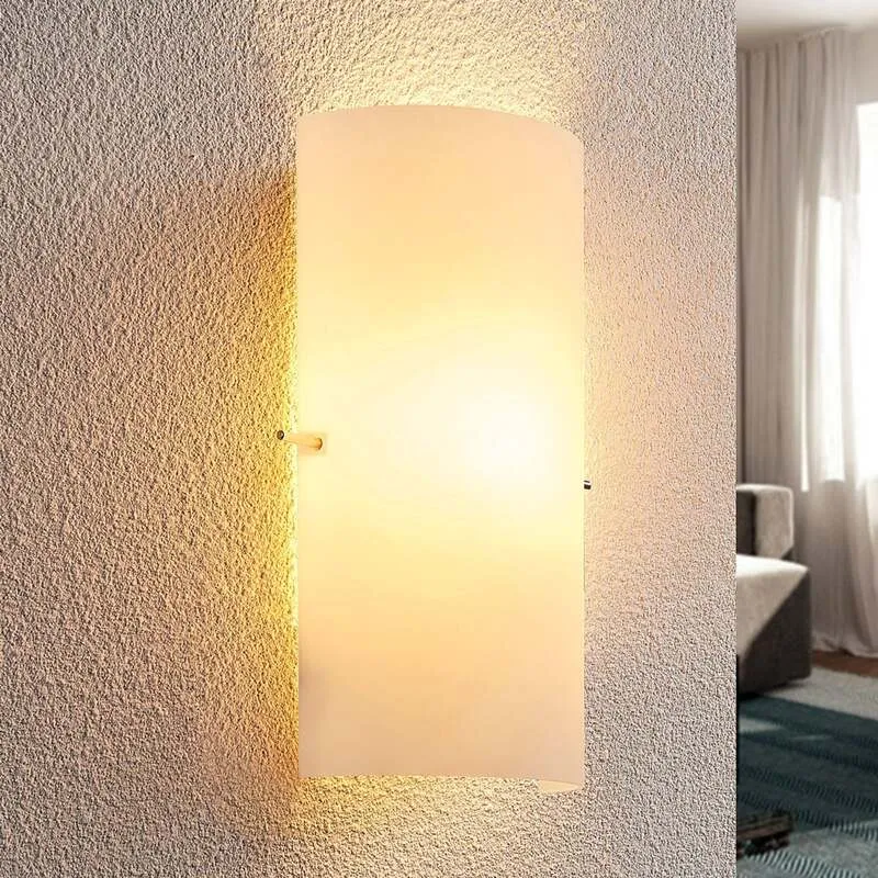 B-Ware Lindby Tuli Wandleuchte Wandlampe Leuchte Lampe E14 gefrostet 1xE14 40W LED Glas