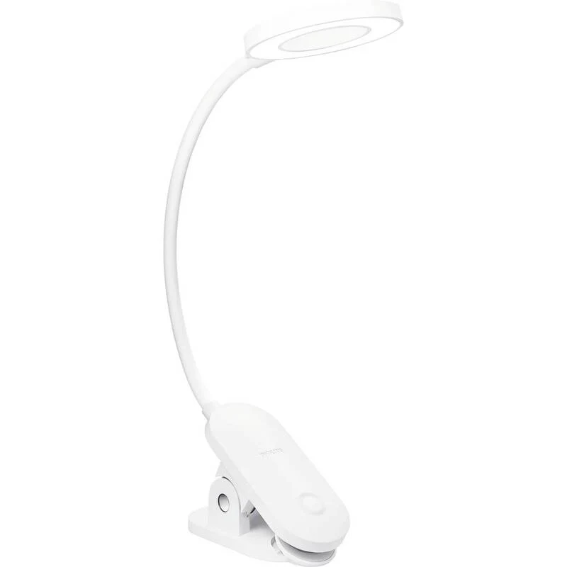 B-Ware Philips LED Tischlampe DSK206 Akku dimmbar Leuchte 5W Kaltweiß Weiß 362x203mm