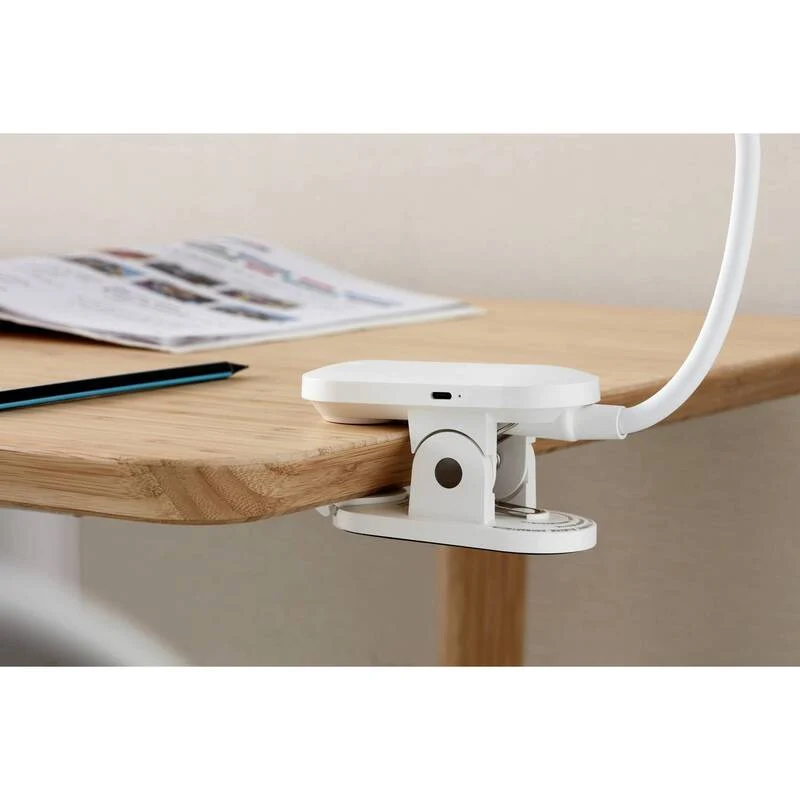 B-Ware Philips LED Tischlampe DSK206 Akku dimmbar Leuchte 5W Kaltweiß Weiß 362x203mm