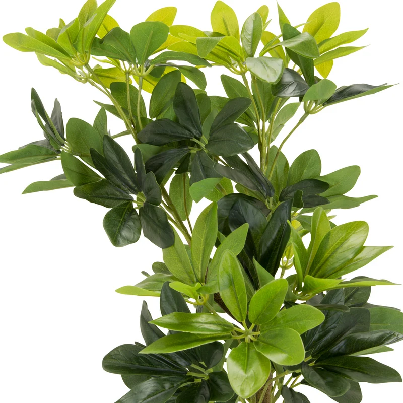 B-Ware hjh OFFICE Kunstpflanze Kunstbaum Schefflera Strahlenaralie 90 cm Kunststoff