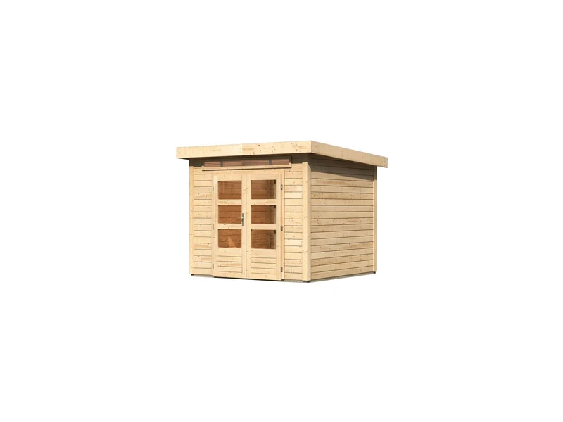 Karibu Gartenhaus Kandern 3 natur 28 mm