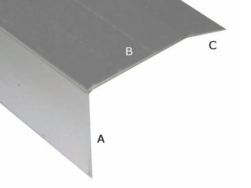 Aluminium Winkelprofil für EPDM-Dacheindeckung 30 mm 12 Stück