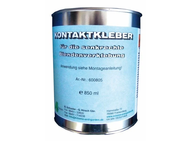 Blendenkleber für EPDM-Folien 0,75 kg, für ca. 3 qm Blende
