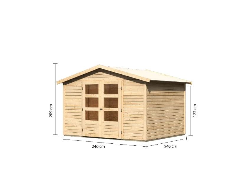 Karibu Gartenhaus Amberg 4