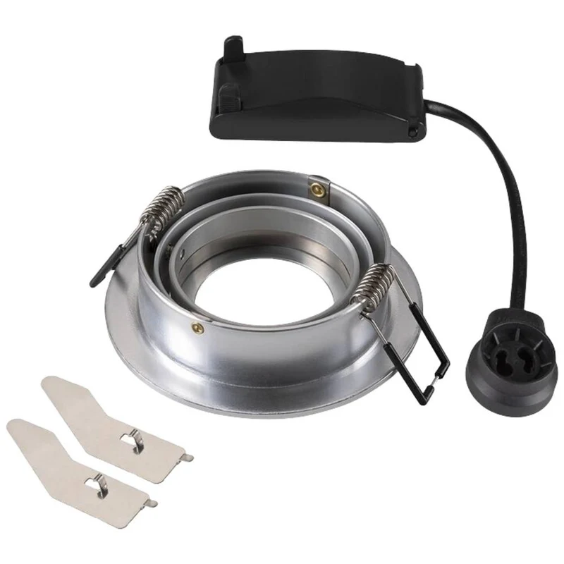 B-Ware SLV 1007376 NEW TRIA 75 LED Einbauleuchte Downlight Aluminium rund dimmbar