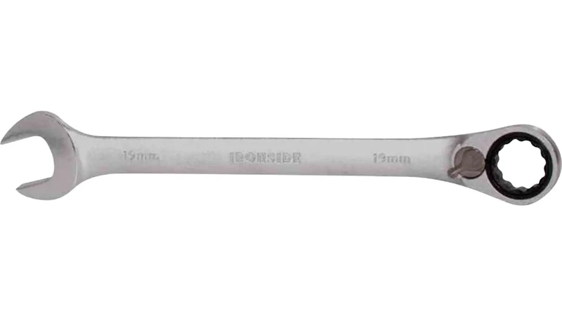 B-Ware IRONSIDE Ring-Ratschenschlüssel Maulschlüssel 17 mm Kombischlüssel Spezialstahl