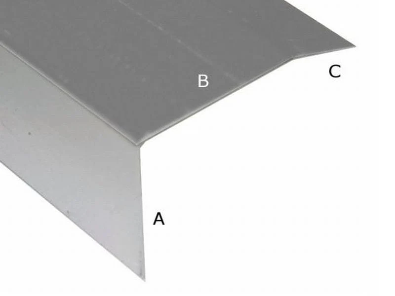 Aluminium Winkelprofil für EPDM-Dacheindeckung 30 mm 3 Stück