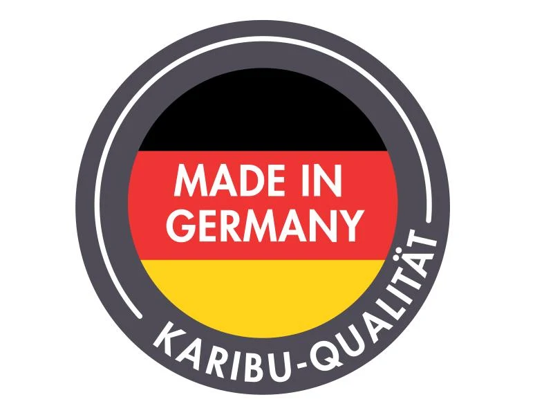 Karibu Sandkasten Max inkl. Dach und Matschküche, naturbelassen