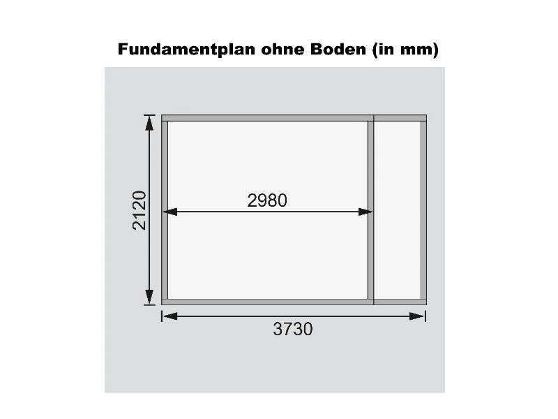 Karibu Gartenhaus Retola 5 inkl. Anbauschrank