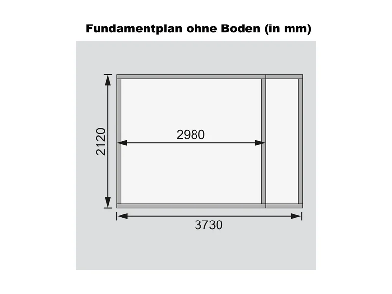 Karibu Gartenhaus Retola 5 inkl. Anbauschrank