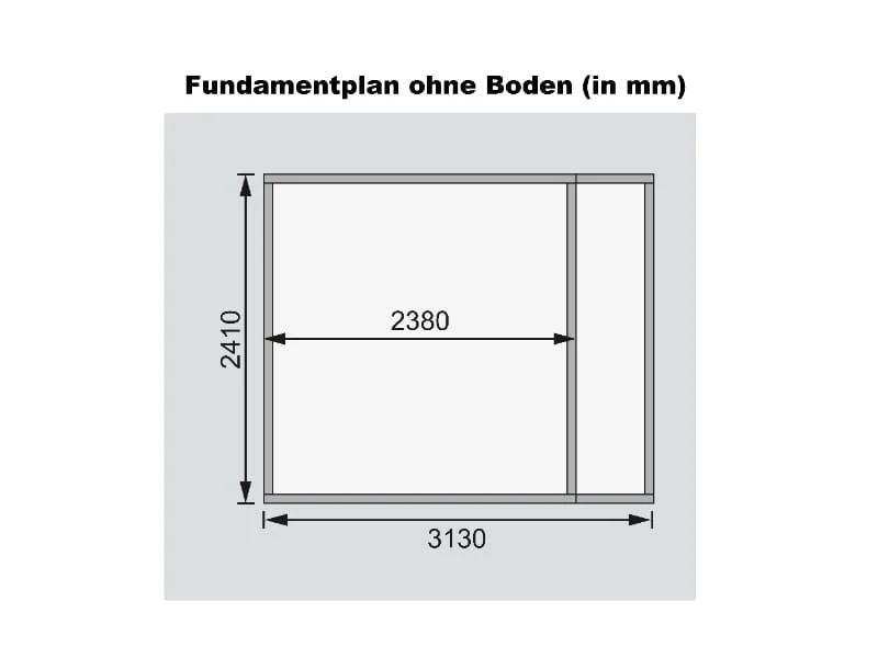 Karibu Gartenhaus Retola 4 inkl. Anbauschrank