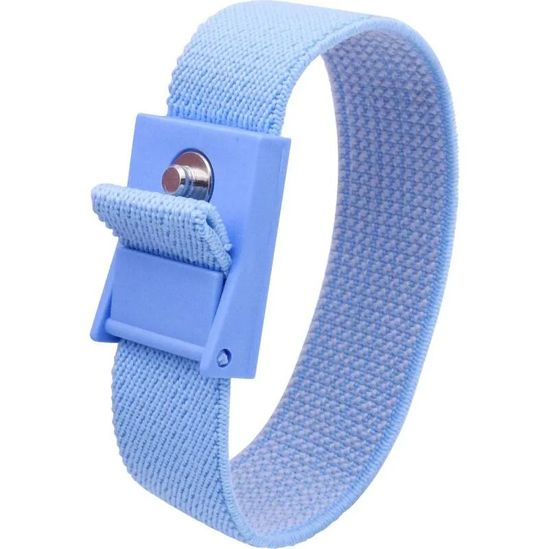 15x B-Ware Quadrios ESD-Handgelenkband Blau Druckknopf 4 mm Handgelenkband ESD Schutz 78cm