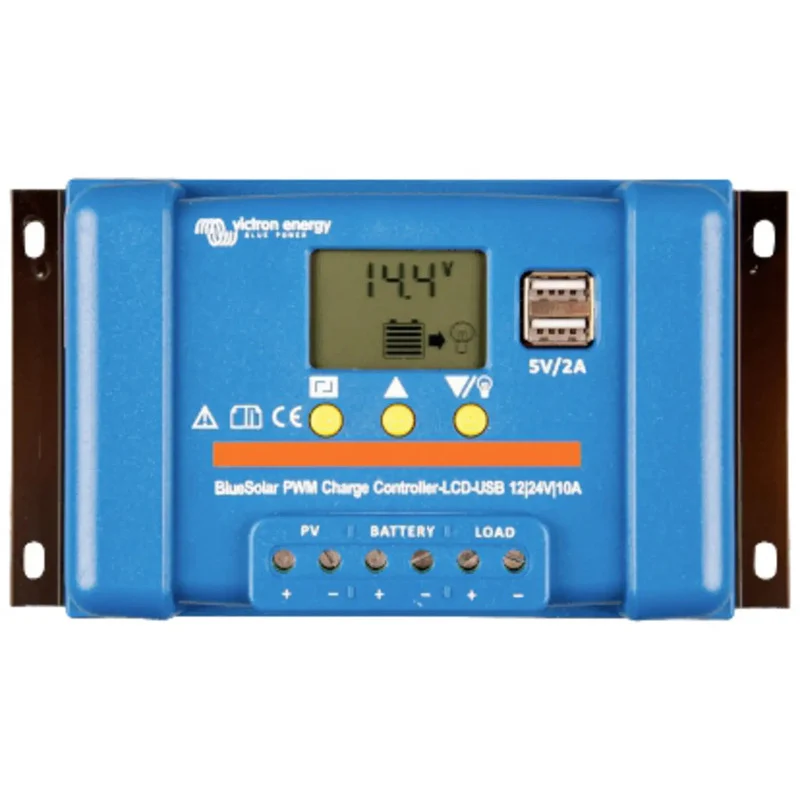 B-Ware Victron Energy Laderegler Batteriecontroller BlueSolar LCD USB Solarladeregler