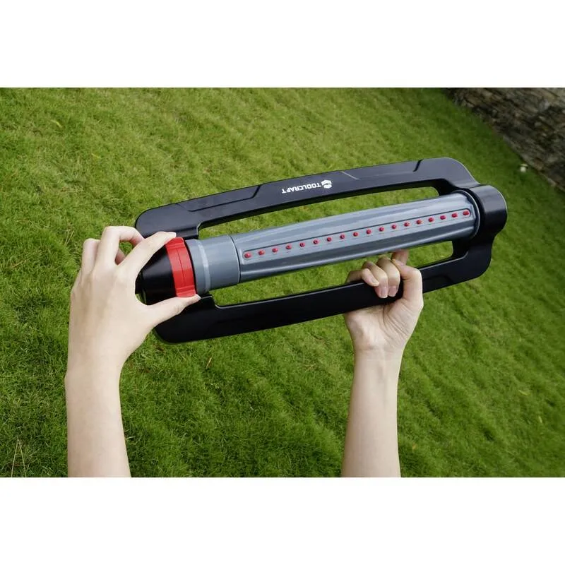 B-Ware Toolcraft Viereckregner Gartenbewässerung Sprinkler 418m² Reichweite 22m