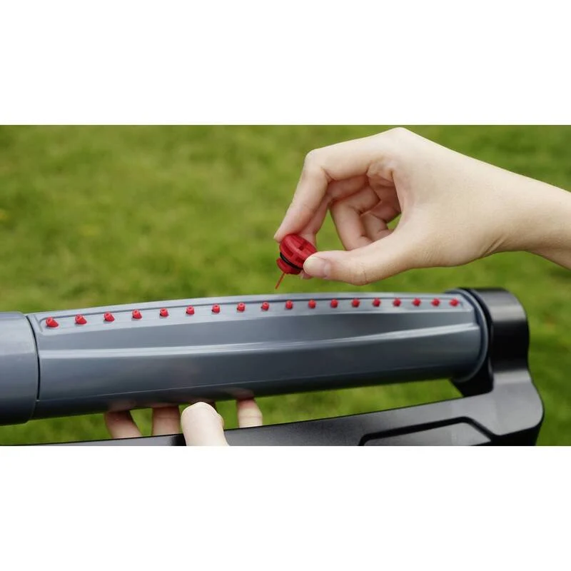 B-Ware Toolcraft Viereckregner Gartenbewässerung Sprinkler 418m² Reichweite 22m