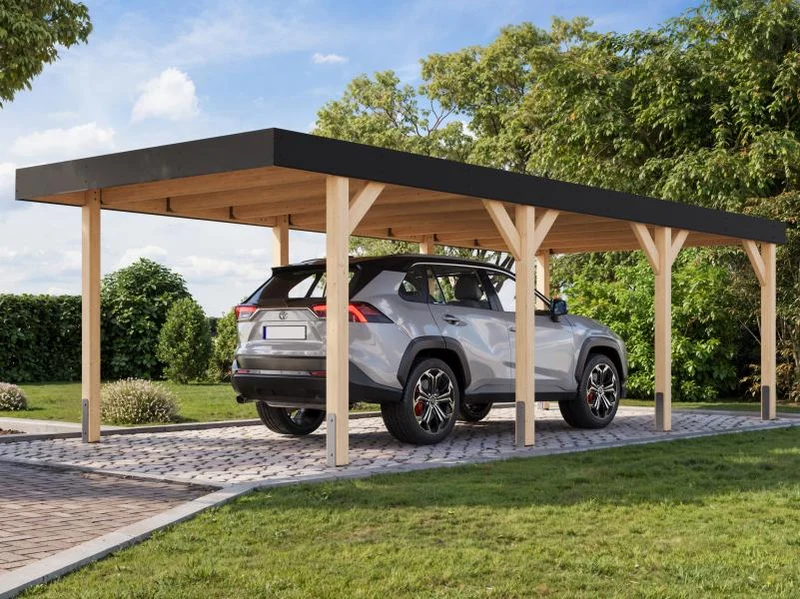Karibu Einzelcarport Leimholz 2
