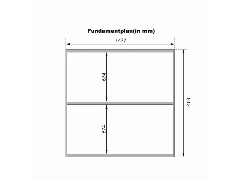 Karibu Fasssauna Quadro 1, inkl. 9 kW Ofen ext. Steuerung - 38 mm