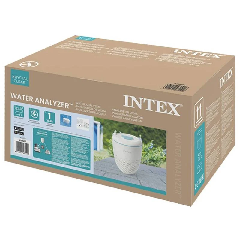 D-Ware INTEX Wasseranalysator Wassertestgerät ABS PP für Pools Außenbereich weiß 1,91kg