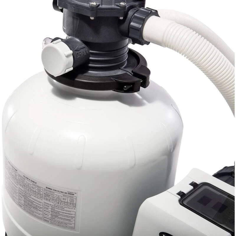 D-Ware Intex Sandfilteranlage SX3200 12000l/h Poolpumpe Filterpumpe 550W 230V 42.000l