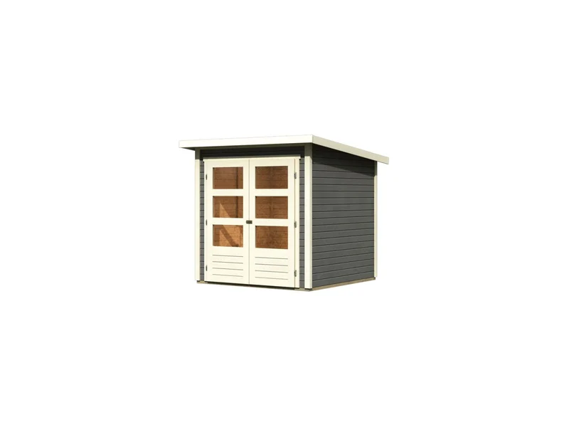 Karibu Gartenhaus Stockach 2 terragrau