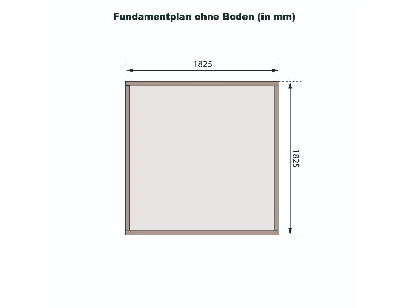 Karibu Gartenhaus Stockach 2 terragrau