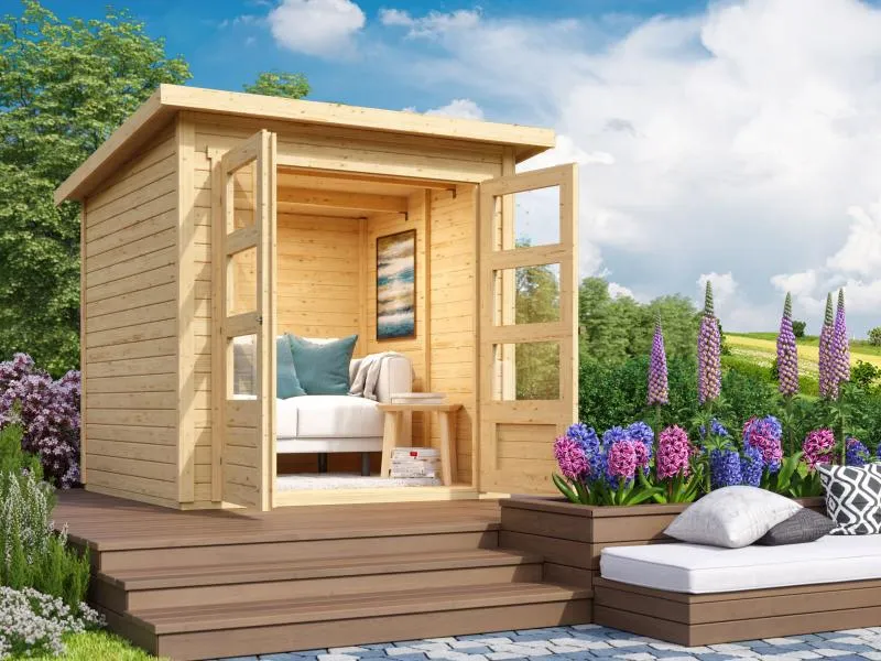 Karibu Gartenhaus Stockach 2 natur