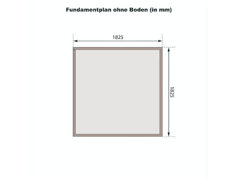 Karibu Gartenhaus Stockach 2 natur