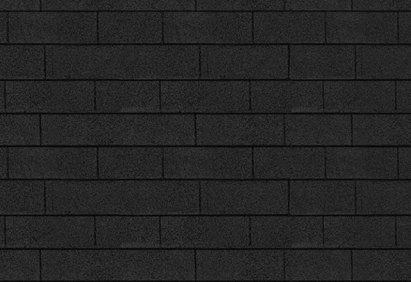 Karibu Dachschindeln Rechteck schwarz 4 Pakete