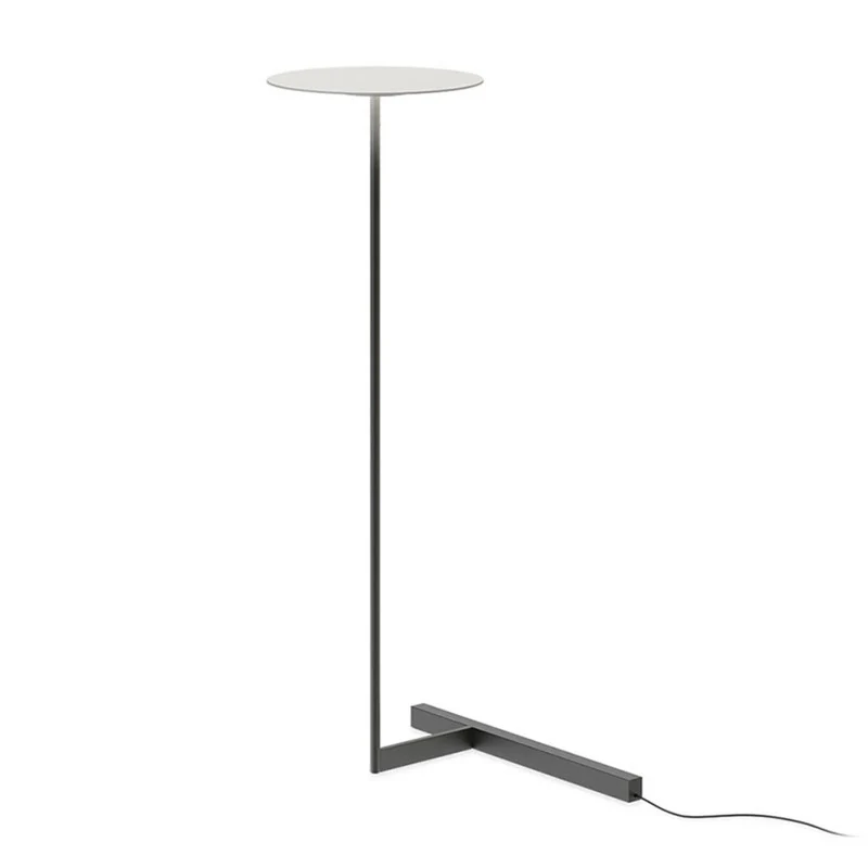 B-Ware Vibia Stehlampe Stehleuchte LED Flat grau Dimmer Warmweiß Leuchte 96 cm 7 W 90Ra