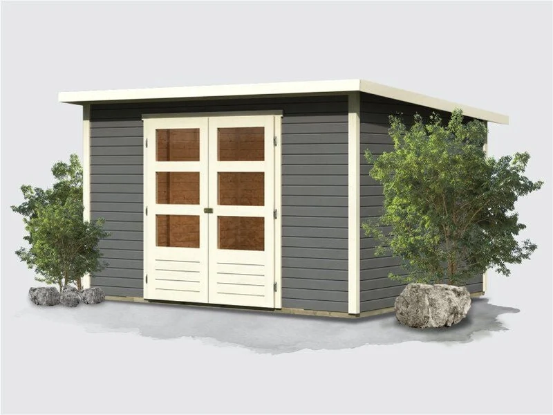 Norlinio Gartenhaus Stegen 5 in terragrau