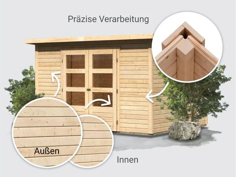 Norlinio Gartenhaus Stegen 5, natur