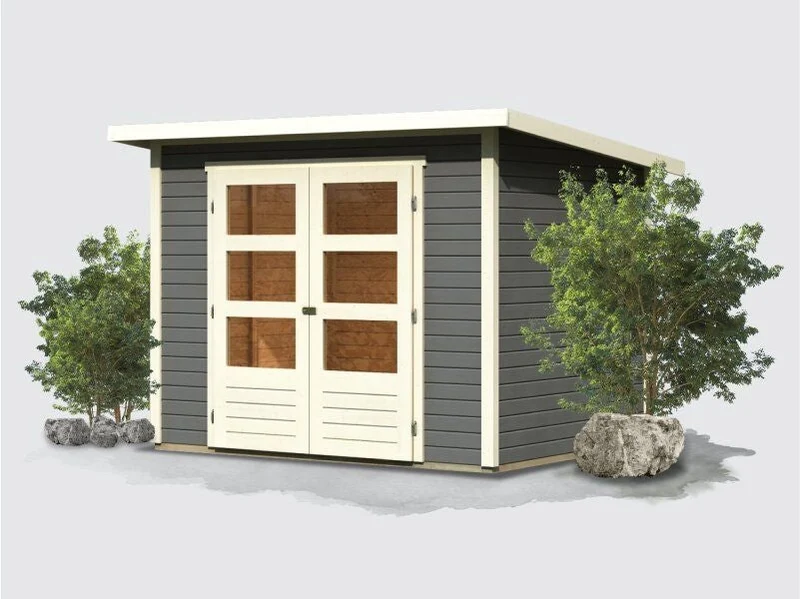 Norlinio Gartenhaus Stegen 3 in terragrau