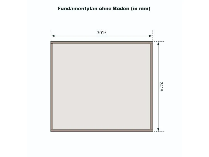 Norlinio Gartenhaus Stegen 5 in terragrau, inkl. Fußboden