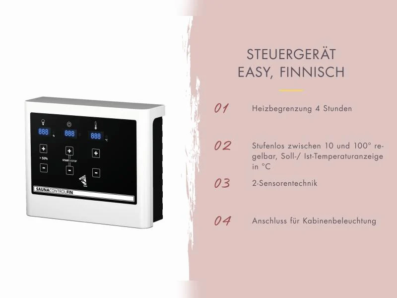 Karibu Hybrid Saunahaus Ares 2, anthrazit/anthrazit -inkl. 9 kW Ofen ext. Steuerung-