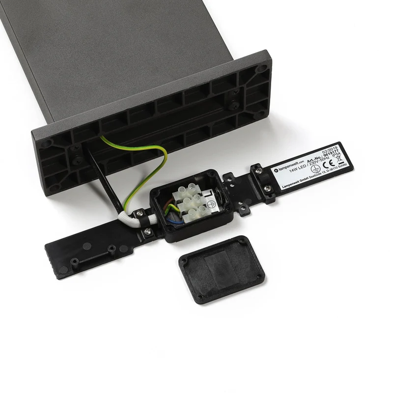 B-Ware Lucande Wegeleuchte Pollerleuchte LED Sensor grafitgrau Außenleuchte anthrazit 6