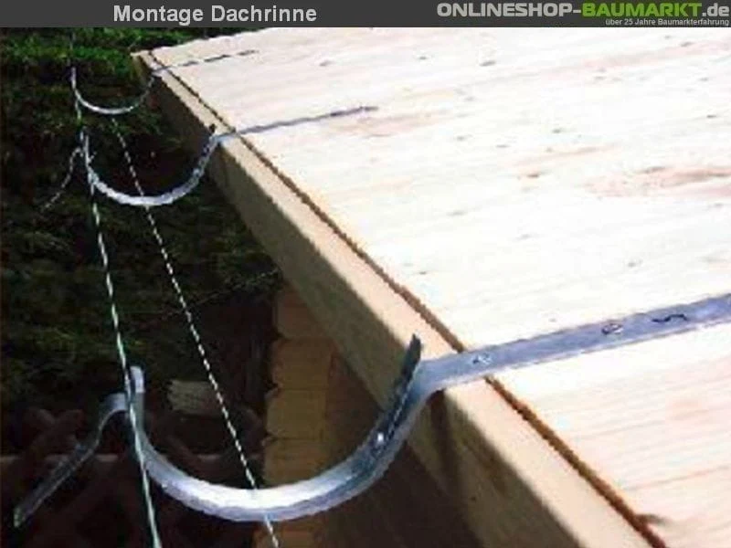 Montage Dachrinne 13 Meter