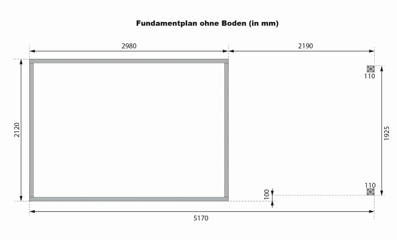 Karibu Hybrid Gartenhaus Jupiter 4 B terragrau/anthrazit, inkl. 2,35 m Anbaudach