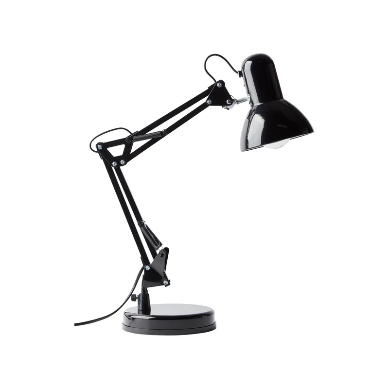 B-Ware Brilliant Schreibtischlampe Tischlampe Henry LED Lampe Leuchte schwarz Höhe 50cm