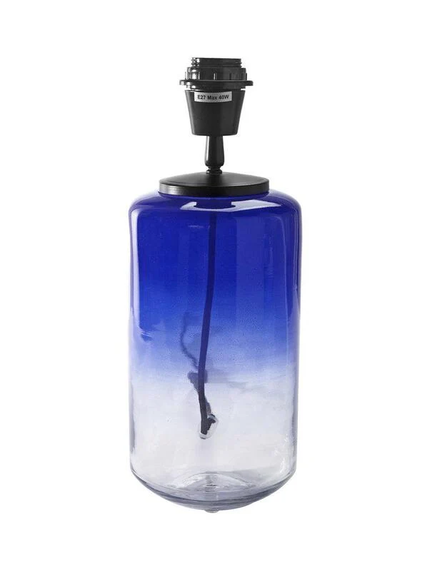B-Ware PR HOME Lampenfuß Lampenständer Gunnie Blau 30 cm Tischleuchte Basis