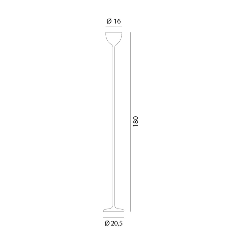 B-Ware Rotaliana LED-Stehleuchte Standlampe Drink H180cm Stehlampe Beleuchtung creme