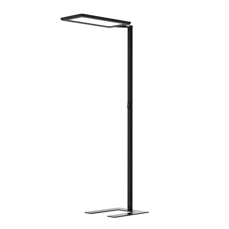 B-Ware Waldmann Stehlampe Büroleuchte LED Yara.single Schwarz BT Bewegungsmelder App